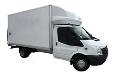 Car Hire Preston - Ford Luton 3.5 ton Tail Box Lift Truck - Truck hire Preston