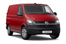 Car Hire Preston - Red VW Transporter Automatic - Van hire Preston
