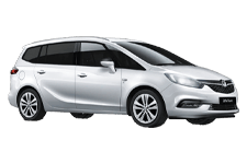 Car Hire Preston - Vauxhall Zafira 7-Seater - Minibus hire Preston