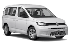 Car Hire Preston - White Caddy Van - Van hire Preston